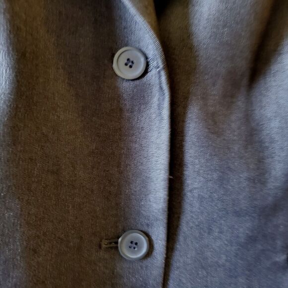 APOSTROPHE Stretch Blazer Womens Size 12 Gray Wear to Work Career - Picture 3 of 12